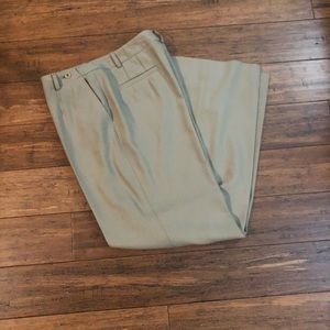 Talbots Ankle Length Wide Leg Slacks Size 8
